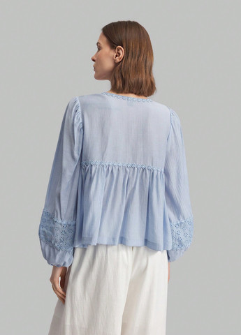 Голубая блуза SHEIN