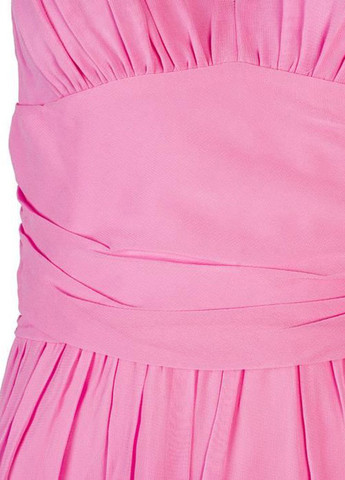 Розовое вечернее платье клеш, с открытой спиной, со шлейфом Pinko однотонное