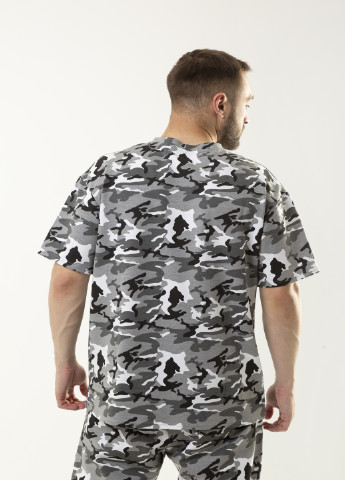 Комбинированная футболка мужская 'player' камуфляж Intruder