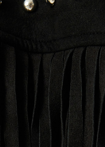 Черная демисезонная куртка байкерская KOTON