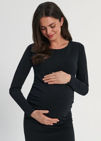 Чорна кежуал сукня для вагітних Sinsay однотонна