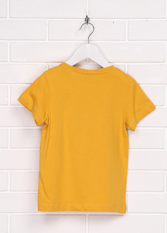 Желтая летняя футболка Vidoli