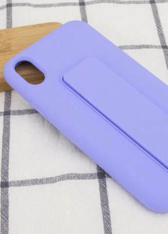Чохол Silicone Case Hand Holder для Apple iPhone XS Max (6.5 ') Бузковий / Dasheen (is_00000041594_5) Epik (229725153)