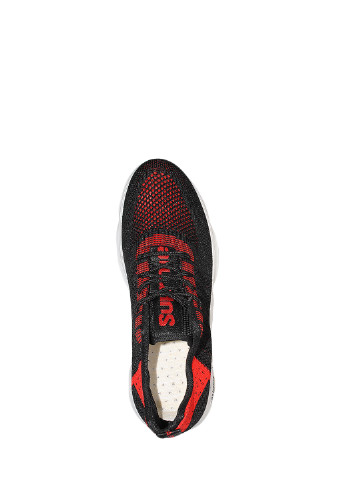 Чорні Осінні кросівки n25 red Ideal