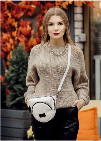 Сумка крос-боді жіноча 20х5х18 см Sambag (211366686)