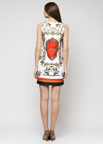 Білий кежуал сукня RED FASHION з орнаментом