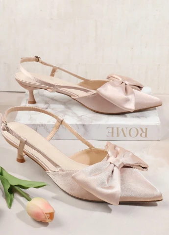 SHEIN Туфли слингбеки светло-бежевый з текстиль, китай — лето (330610829)