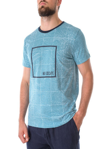 Голубая футболка E-Bound