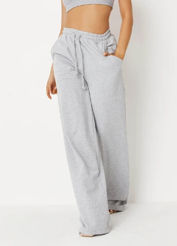 Сірий літній комплект (топ, штани) Missguided