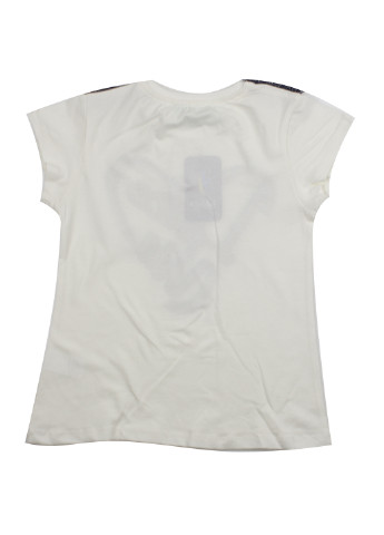 Молочна літня футболка з коротким рукавом Cichlid