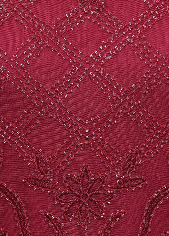 Бордова святковий, вечірня сукня кльош SHEIN однотонна