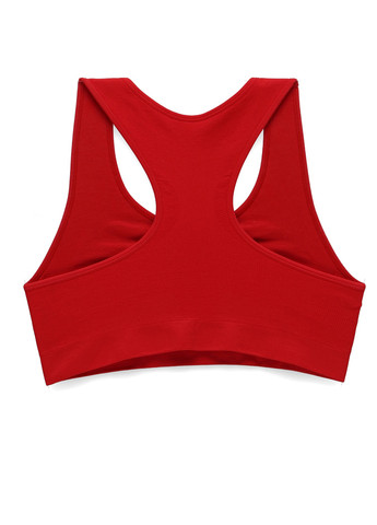 Красный топ бюстгальтер Crivit без косточек полиамид