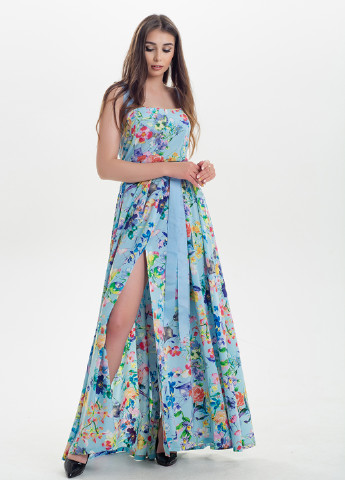 Блакитна кежуал плаття, сукня Sellin