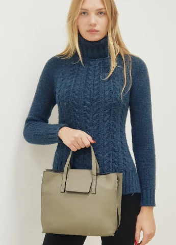 Модна жіноча сумочка шкіряна середня повсякденна 5571 Fashion Сумка (225899826)