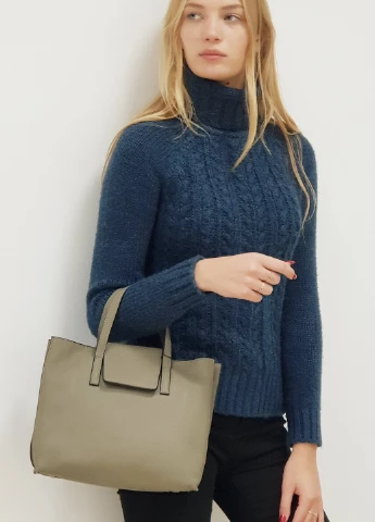 Модна жіноча сумочка шкіряна середня повсякденна 5571 Fashion Сумка (225899826)