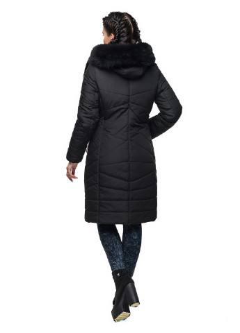 Чорна зимня куртка Кариант