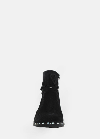 Осенние ботинки rv736-11 черный Sam Vit из натуральной замши