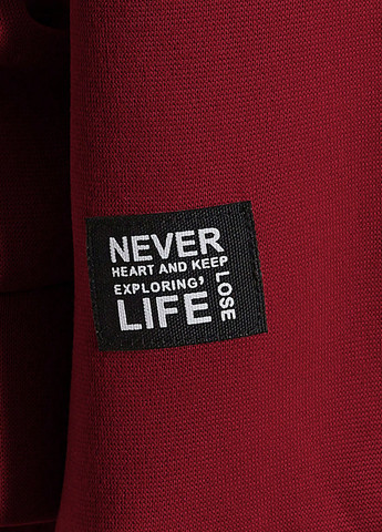 Темно-червоний світшот SHEIN колор блок намистини (339133109)