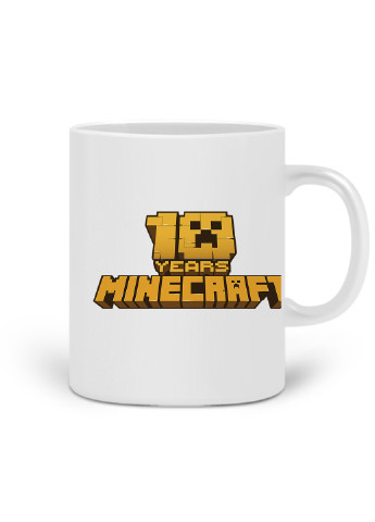 Кружка Майнкрафт (Minecraft) 330 мл Чашка Керамическая (20259-1171) MobiPrint (219774894)
