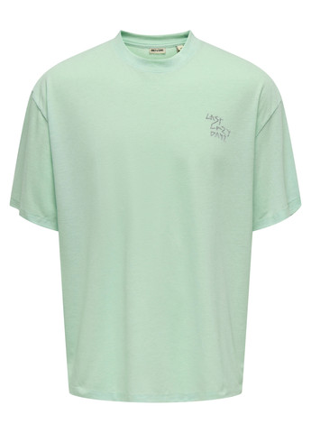 Салатова футболка Only & Sons