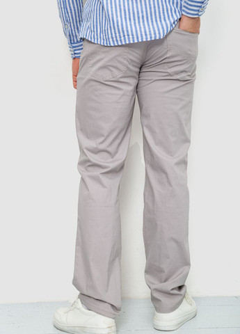Светло-серые кэжуал демисезонные чиносы брюки Ager
