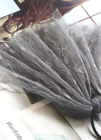 Гумка для волосся "Легкість вітру", сіра, чорна Анна Ясеницька (254771299)