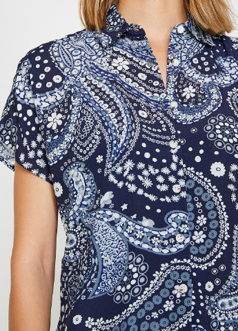 Тёмно-синяя блуза KOTON