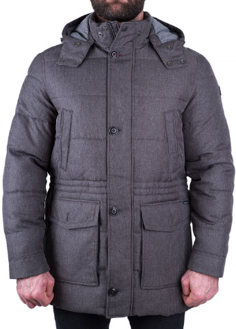 Темно-серая зимняя куртка S4