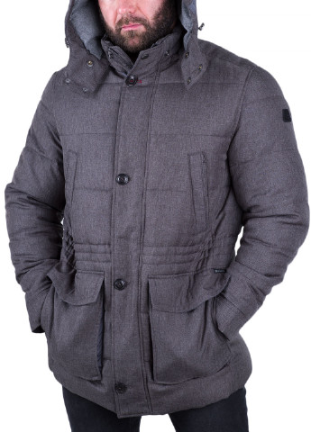 Темно-серая зимняя куртка S4