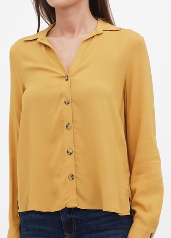 Горчичная демисезонная блуза H&M