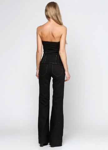 Комбінезон Gucci комбінезон-брюки однотонний чорний джинсовий