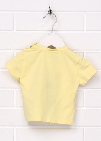 Желтая летняя футболка с коротким рукавом Grant