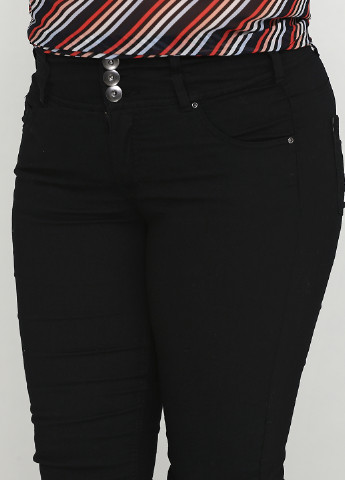 Черные демисезонные джинсы Adia Fashion