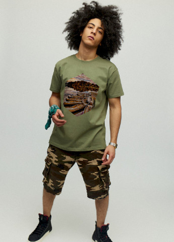 Хакі (оливкова) футболка чоловіча YAPPI