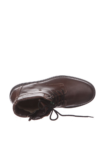Коричневые осенние ботинки тимберленды Brand