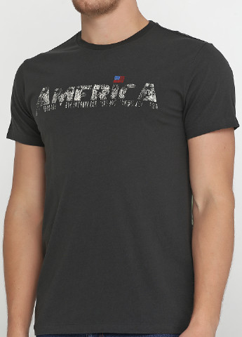 Темно-серая футболка Ralph Lauren