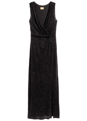 Чорна вечірня платье H&M однотонна