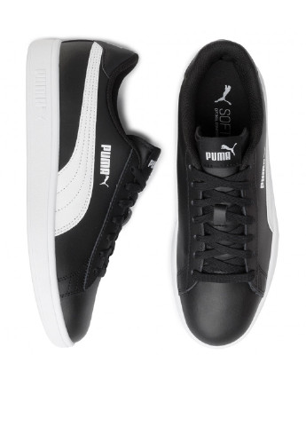 Черно-белые всесезонные кросівки smash v2 l 36521504 Puma SMASH V2 L 36521504