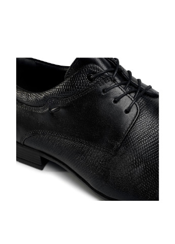 Черные классические напівчеревики lasocki for men mi08-c240-286-01 Lasocki for men на шнурках