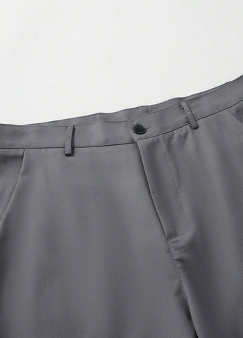 Темно-сірий демісезонний костюм (піджак, штани) брючний SHEIN