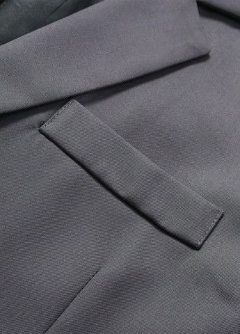 Темно-сірий демісезонний костюм (піджак, штани) брючний SHEIN