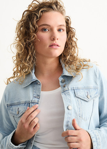 Голубая демисезонная куртка C&A