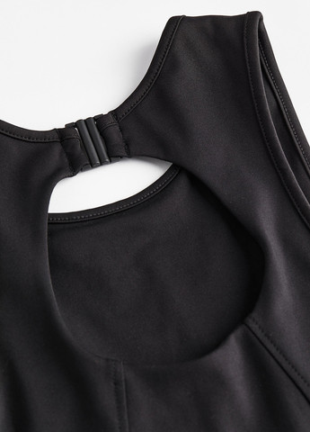 Чорна спортивна сукня кльош H&M однотонна