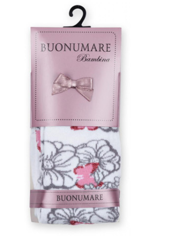 Колготки с серыми цветочками на белом фоне (M0C0301-0979-3G-gray white) BNM (202365450)