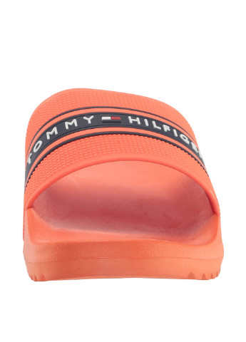 Оранжевые пляжные шлепанцы Tommy Hilfiger