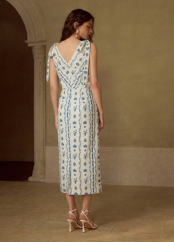 Комбінована кежуал сукня футляр SHEIN з квітковим принтом