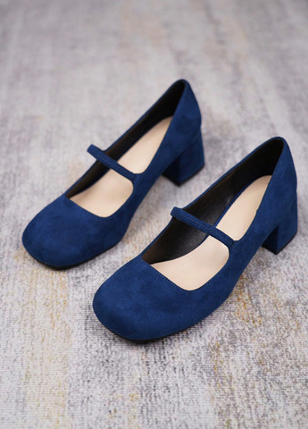 SHEIN Туфлі синій з текстиль, китай — демісезон (342722052)