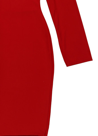 Красное кэжуал платье Fashionkilla однотонное