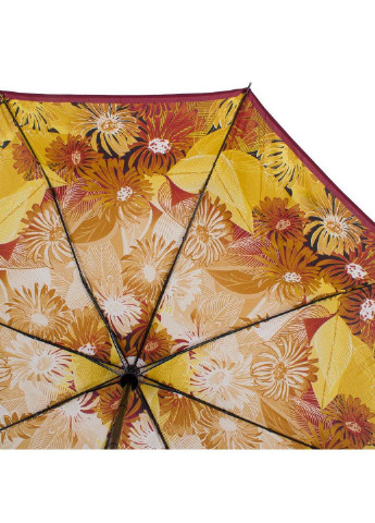 Коричневый складной зонт полный автомат 98 см Airton (197766317)