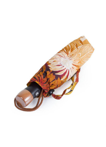 Коричневый складной зонт полный автомат 98 см Airton (197766317)